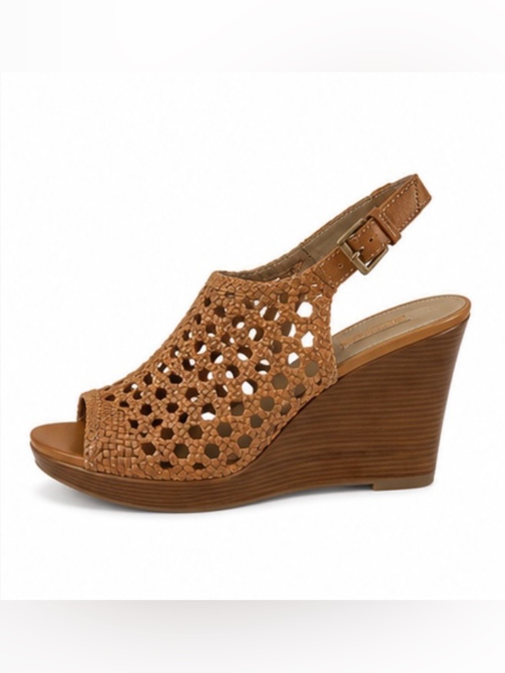 ECCO Women’s Leather Wedge Sandals/Genuine Leather Upper Size 10.5 EU 41